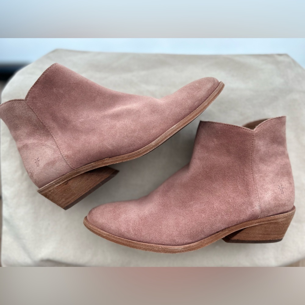 Frye Pink Ankle Boots